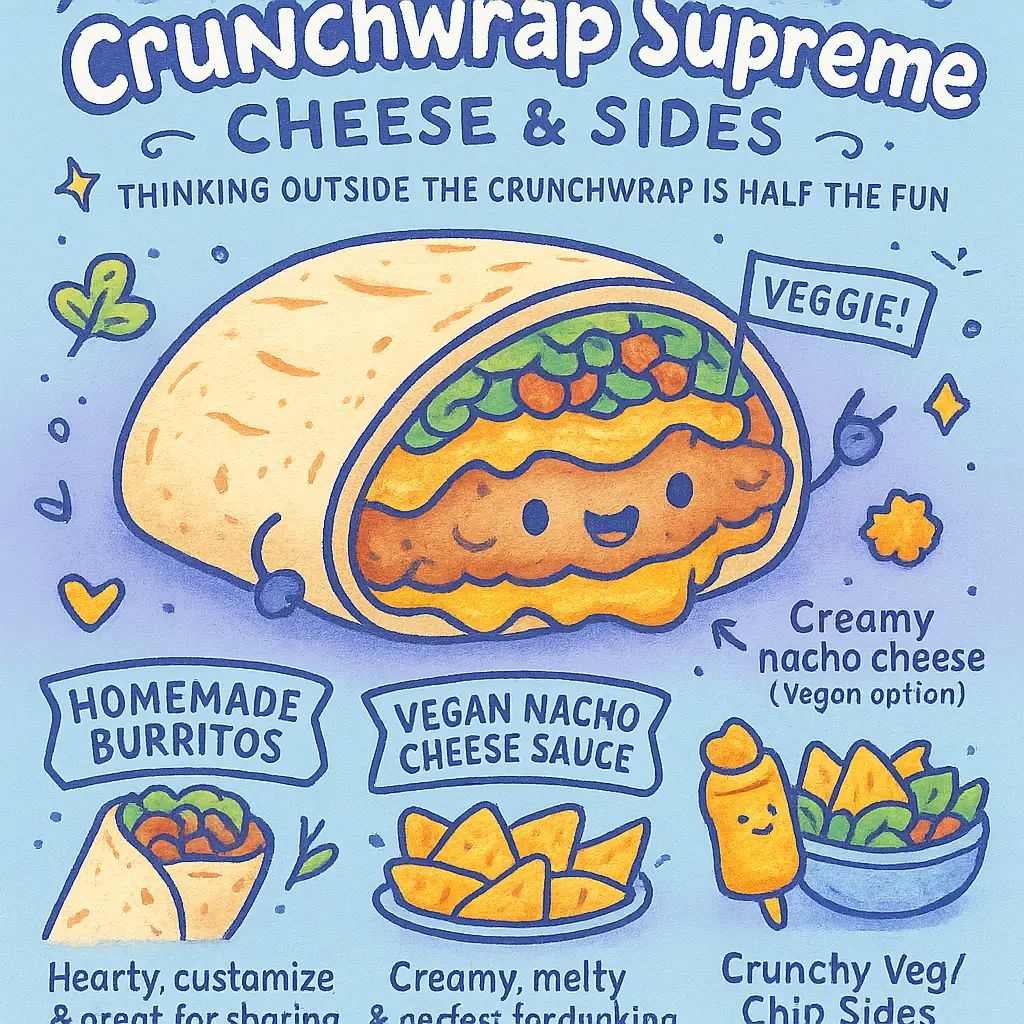 veggie crunchwrap supreme - Cheese