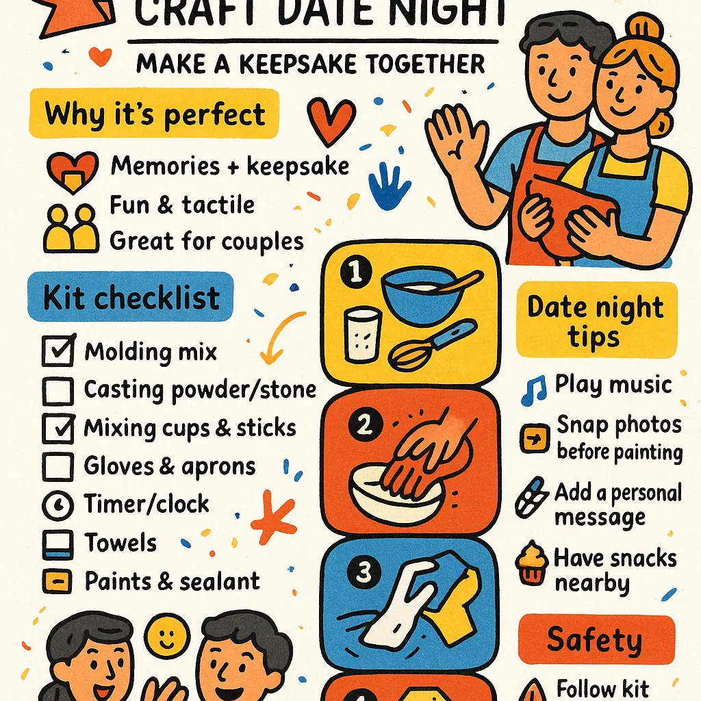 craft date ideas - Casting