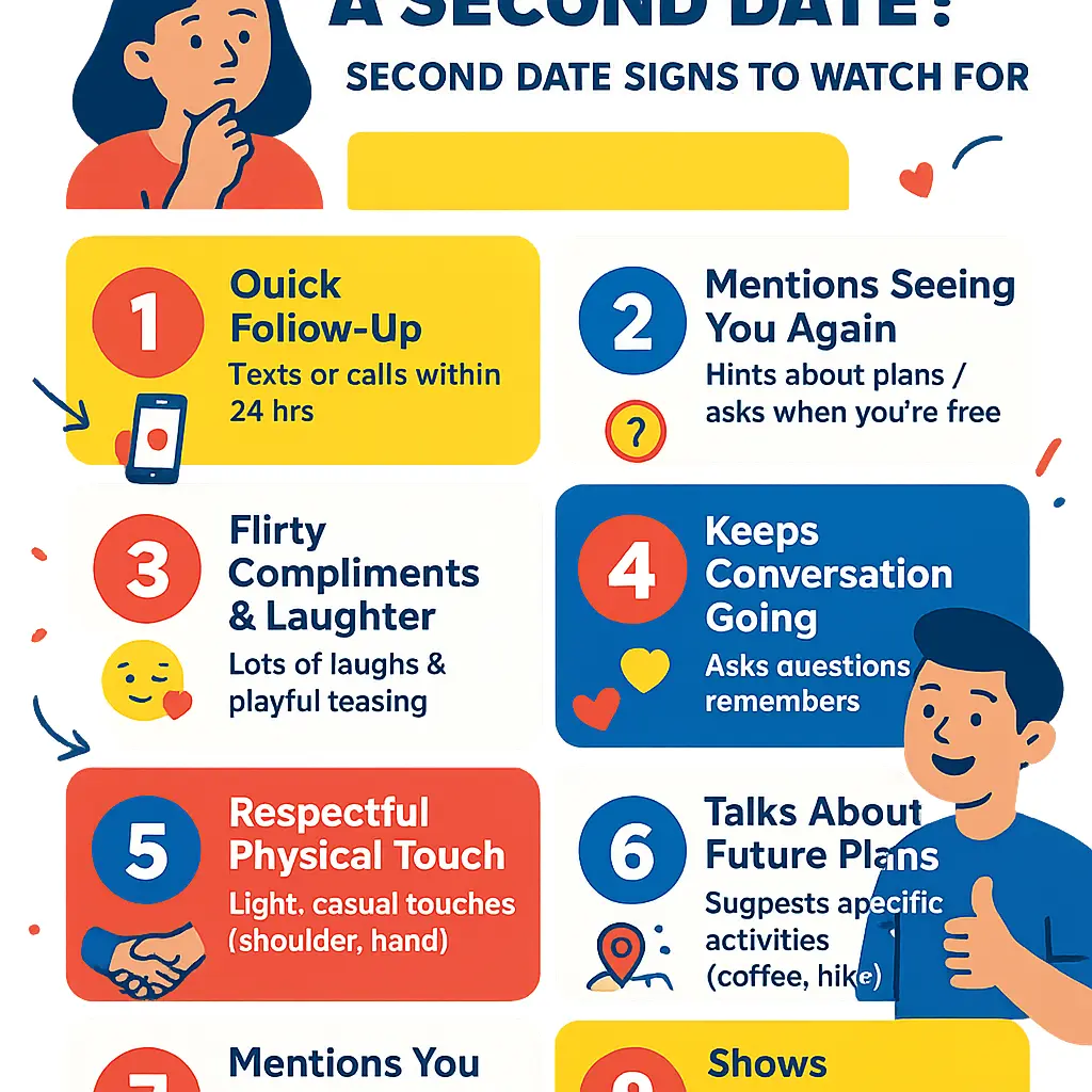 will he ask me on a second date - Second