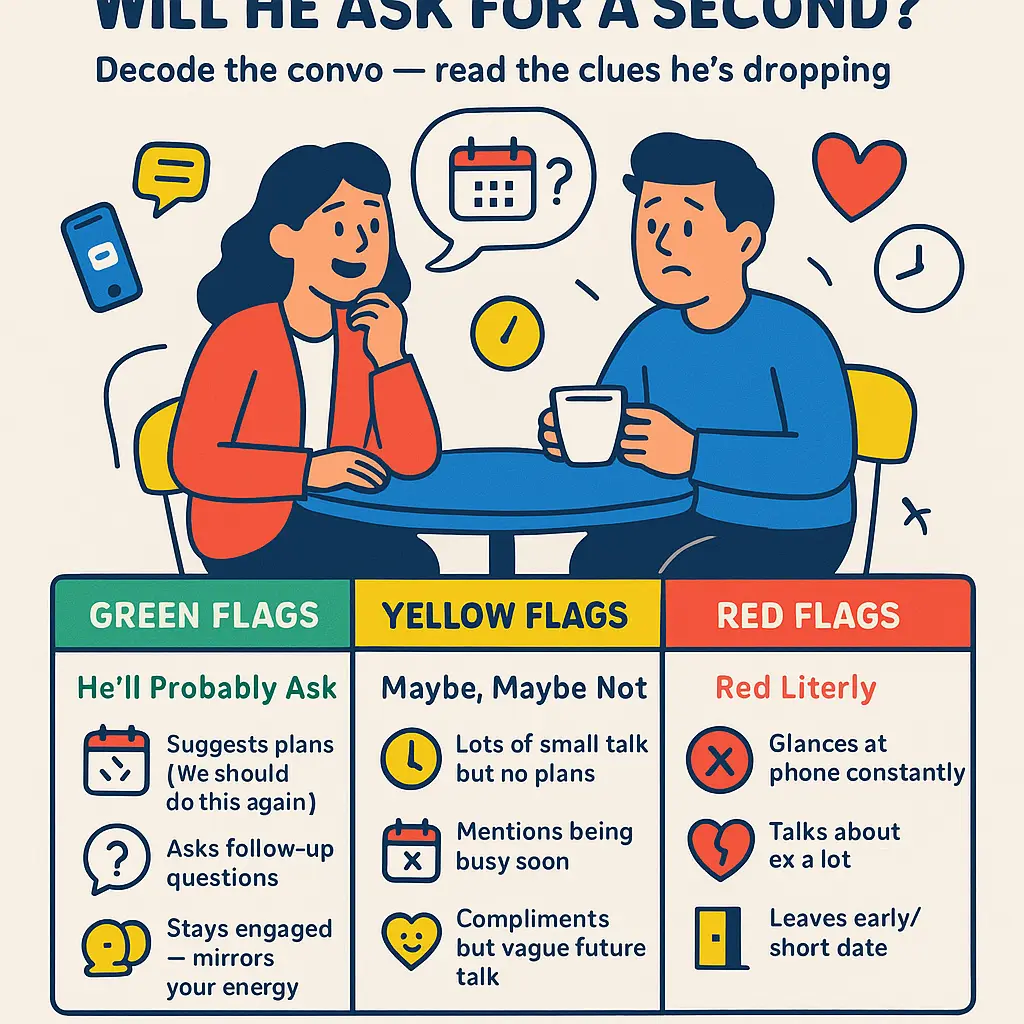 will he ask me on a second date - First