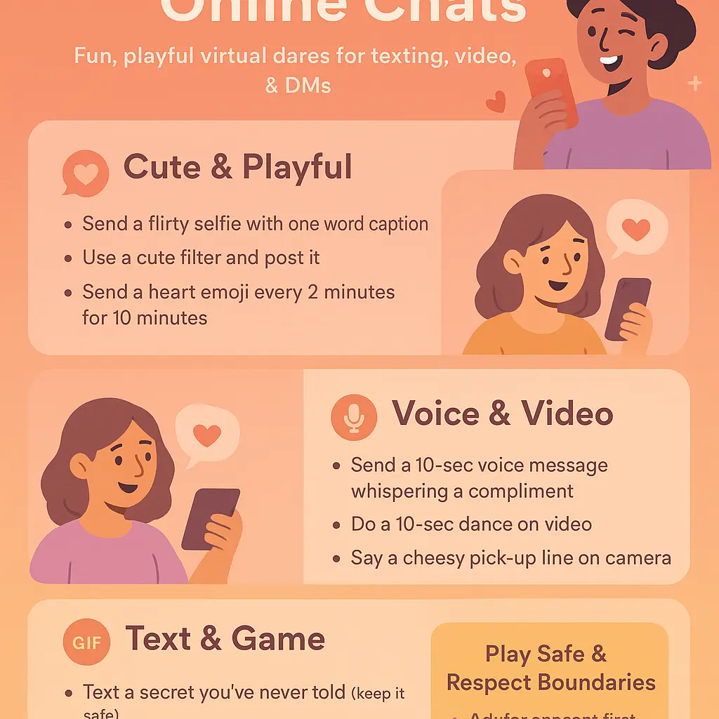 talk flirt dare questions online - Dare