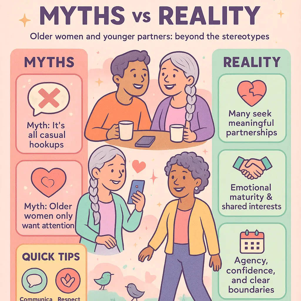 older women looking for younger men - Older