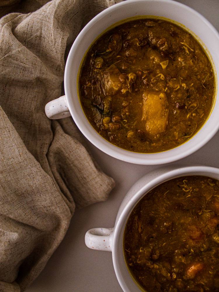 Instant Pot Sprouted Lentil Soup